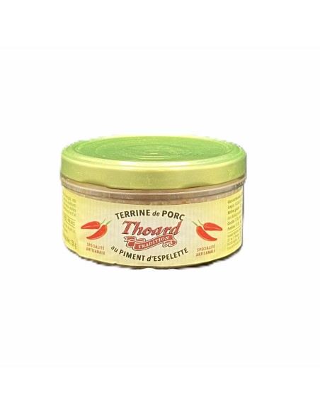 Terrine de porc au piment d'espelette 130gr