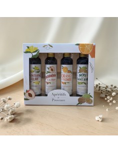 Coffret dégustation - 4 apéritifs de Provence 10cl